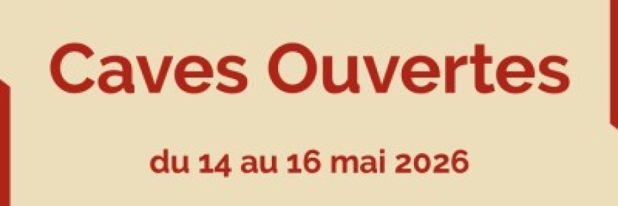 Cave ouverte au Domaine de la Rameau du 14 au 16 mai 2026
