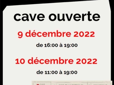  9 & 10 décembre 2022 : Caves Ouvertes