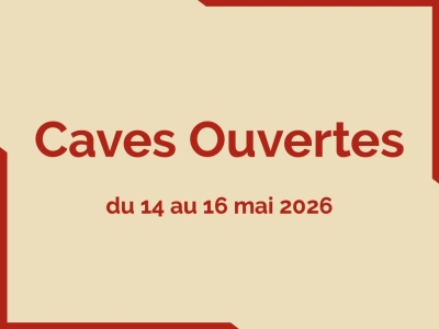 Cave ouverte au Domaine de la Rameau du 14 au 16 mai 2026